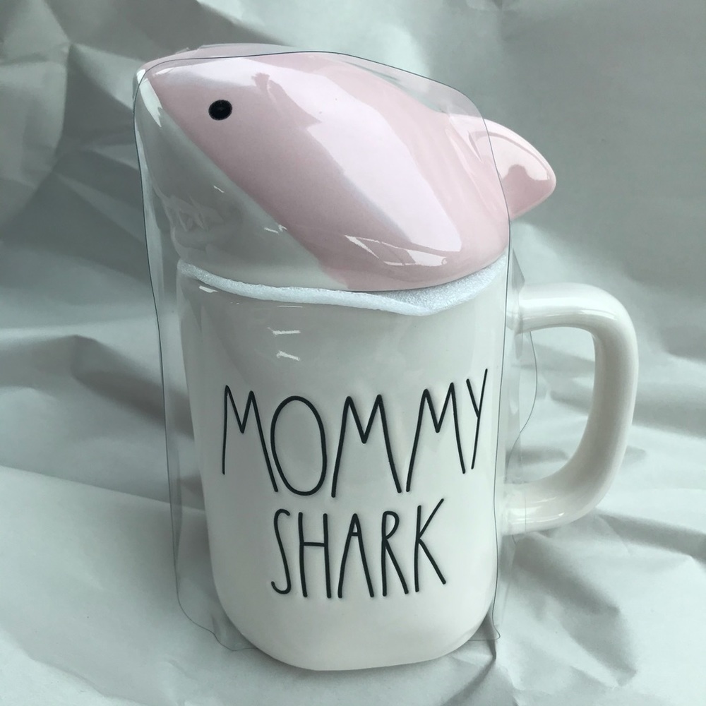 Rae Dunn Mommy Shark Mug